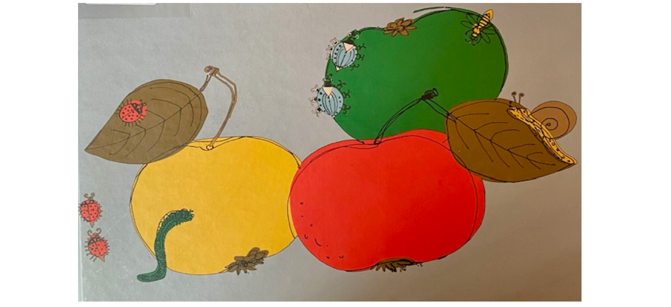 Des pommes de trois couleurs