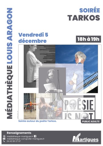 Affiche de l'évènement soirée Tarkos.