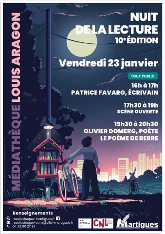 Affiche de l'&eacute;v&eacute;nement , on y voit une femme regardant la pleine lune