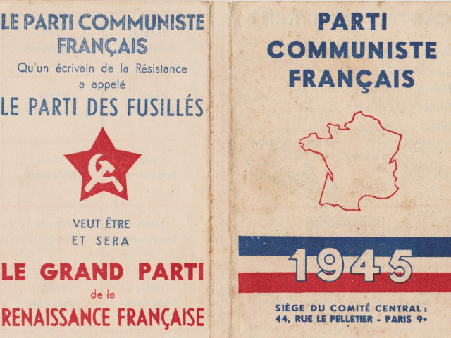 Communist Party card