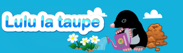 Logo du site pour enfants Lulu la taupe